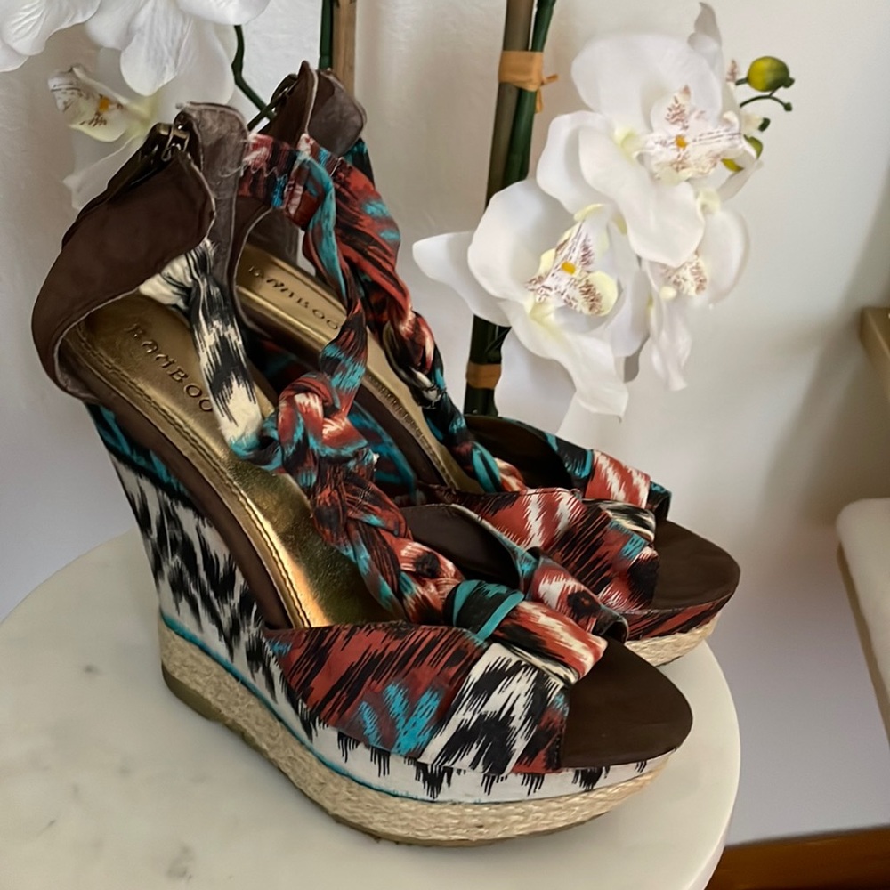 Lovely Bamboo wedges ❤️